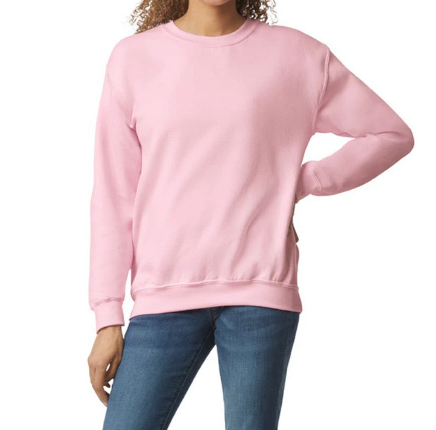 S.F x HK PINK Baseball Crewneck