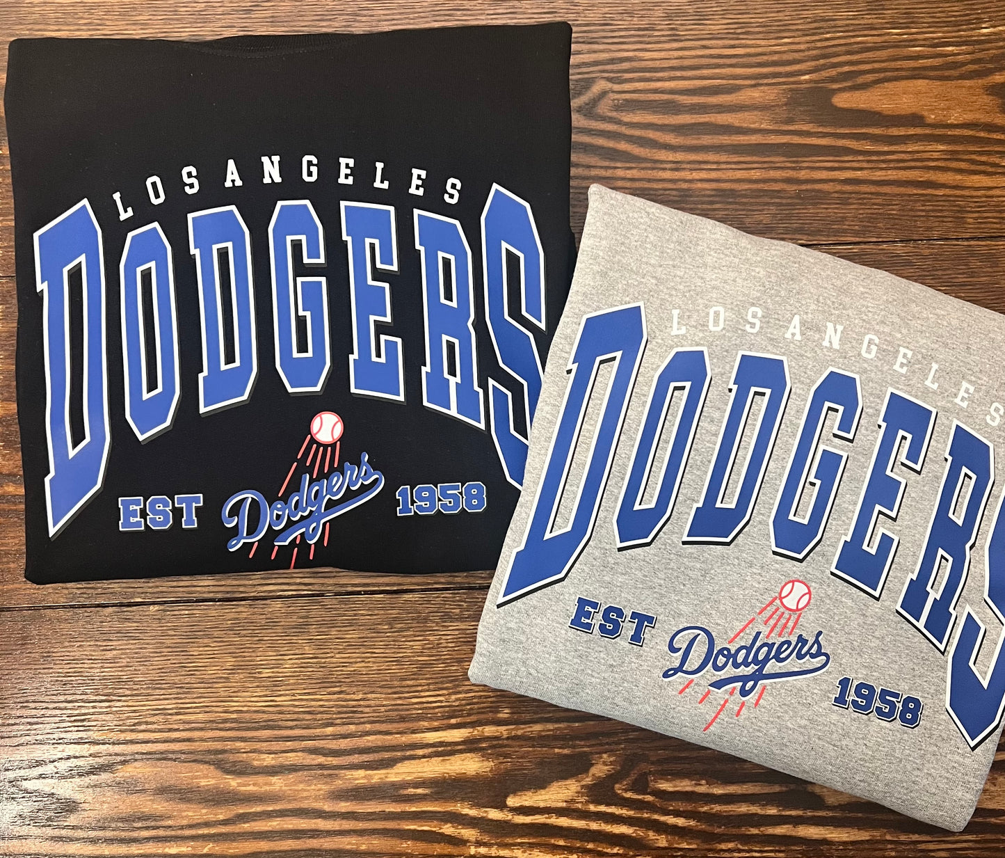 L.A Blue Baseball Crewneck