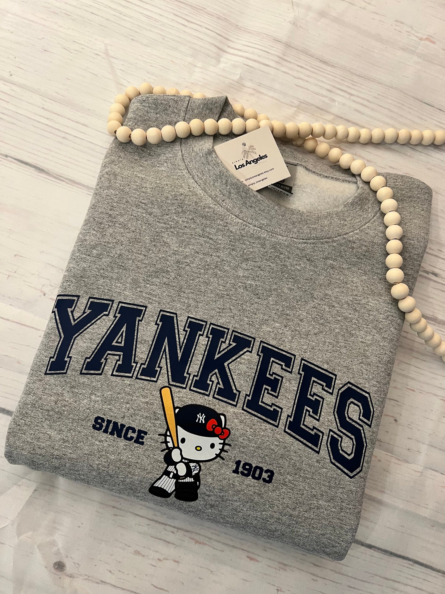 N.Y x HK Baseball Crewneck