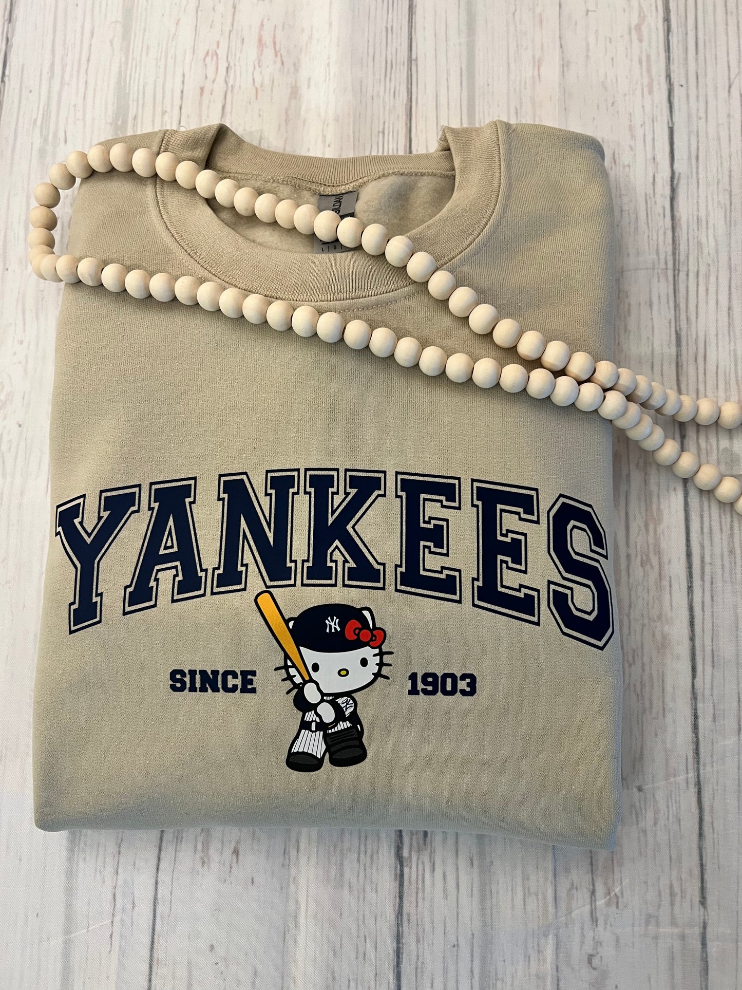 N.Y x HK Baseball Crewneck