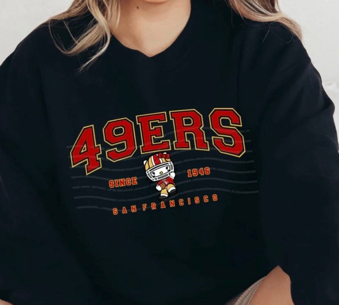 S.F x Football Crewneck