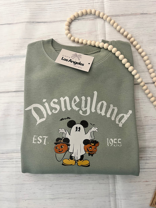 Spooky Pumpkin Mickey Crewneck
