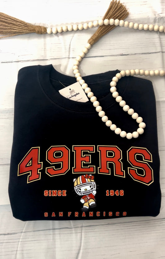 S.F x Football Crewneck