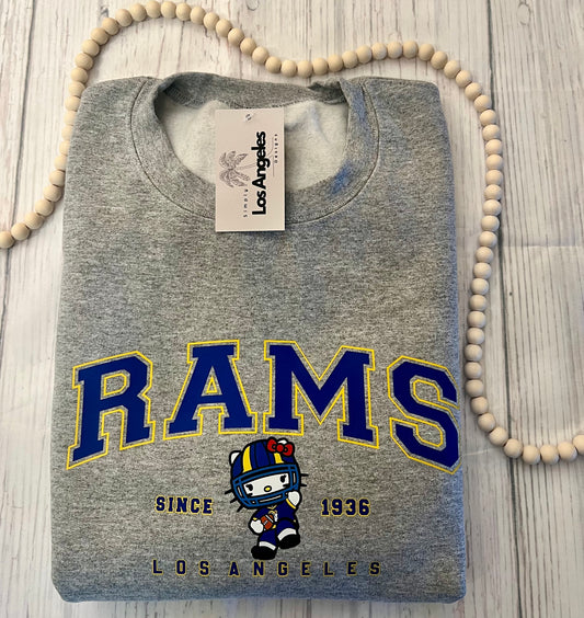 L.A x HK Football Crewneck